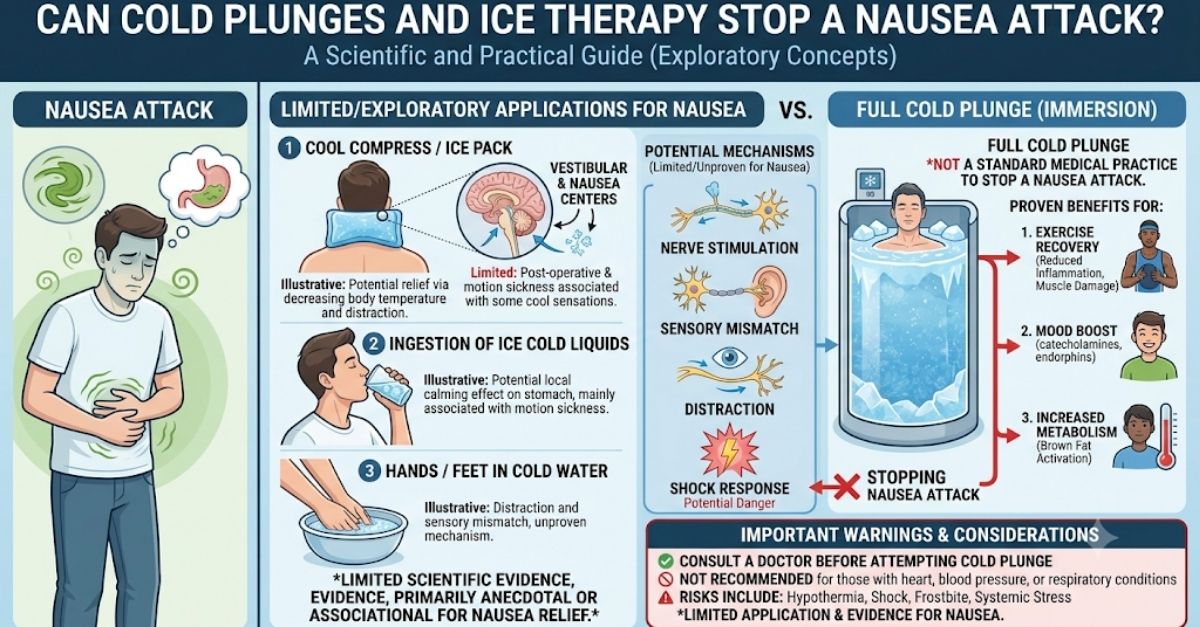 Can Cold Plunges and Ice Therapy Stop a Nausea Attack?
