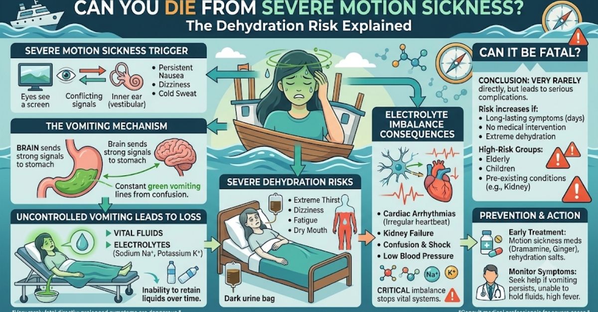 Can You Die from Severe Motion Sickness? (The Dehydration Risk Explained)