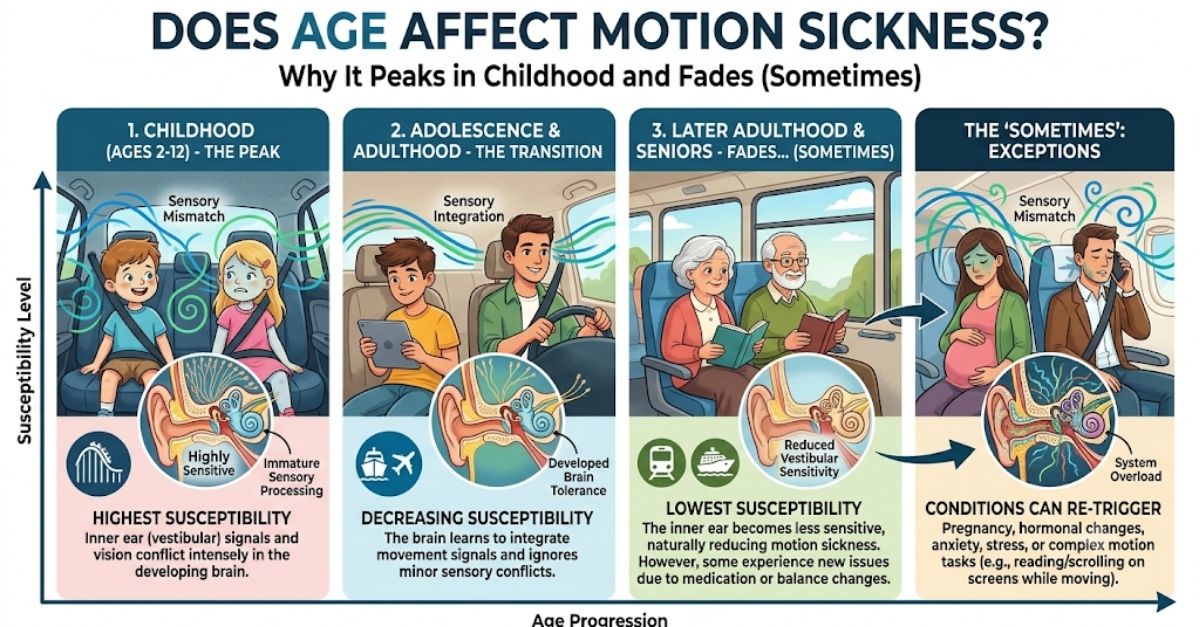 Does Age Affect Motion Sickness? Why It Peaks in Childhood and Fades (Sometimes)