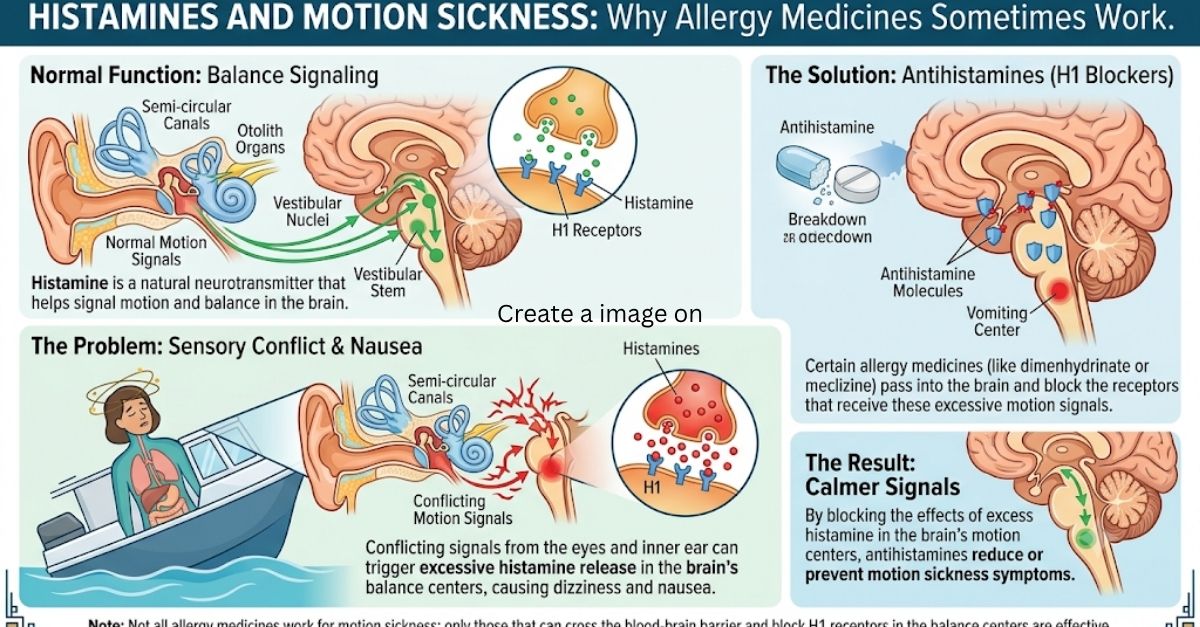 Histamines and Motion Sickness: Why Allergy Medicines Sometimes Work