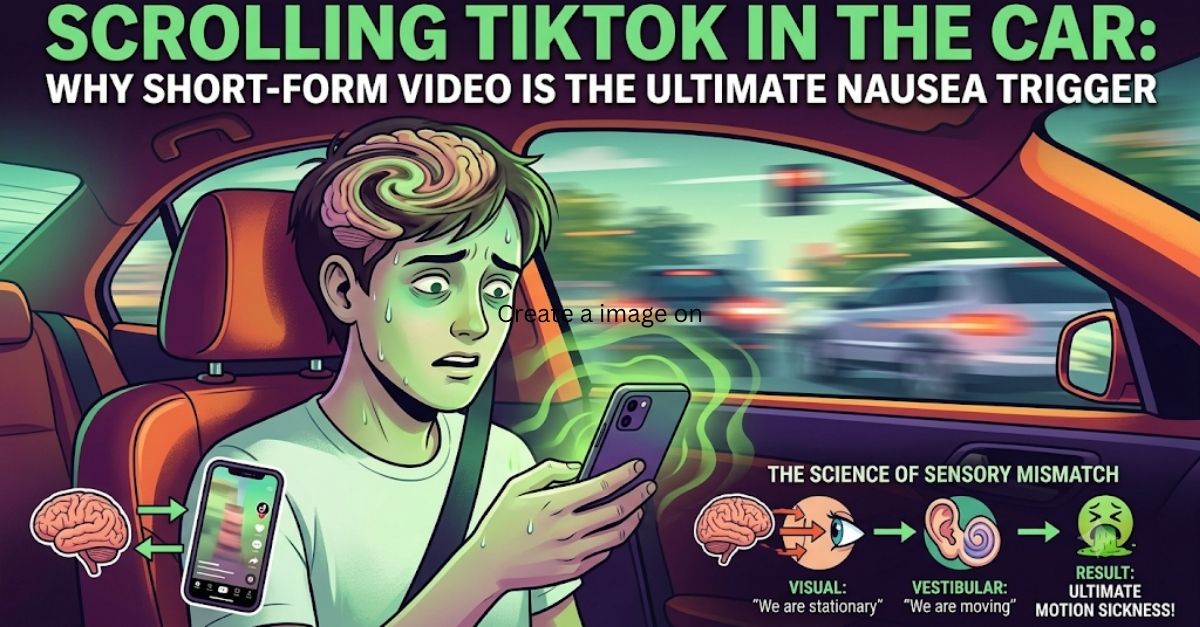 Scrolling TikTok in the Car: Why Short-Form Video is the Ultimate Nausea Trigger