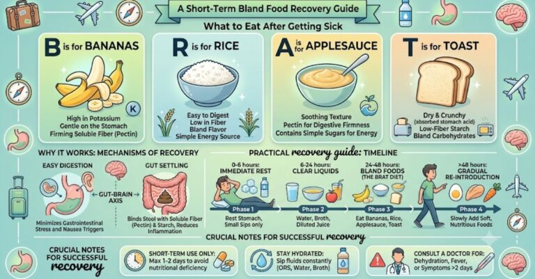 The "BRAT Diet" for Post-Travel Nausea Recovery: What to Eat After Getting Sick