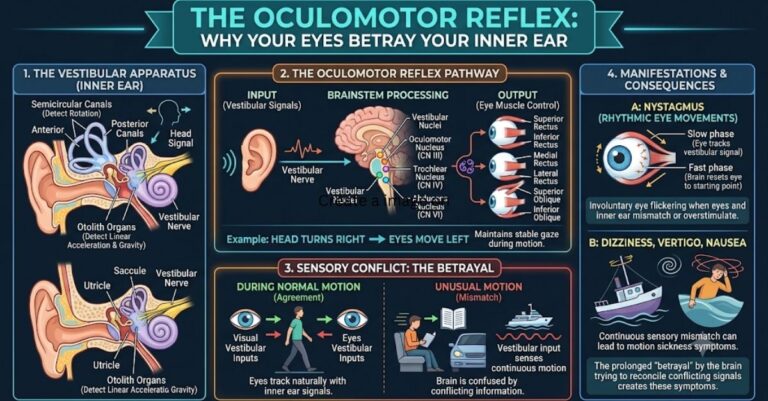 The Oculomotor Reflex: Why Your Eyes Betray Your Inner Ear