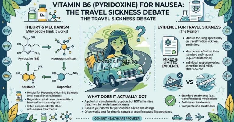 Vitamin B6 (Pyridoxine) for Nausea: Does It Actually Work for Travel Sickness?