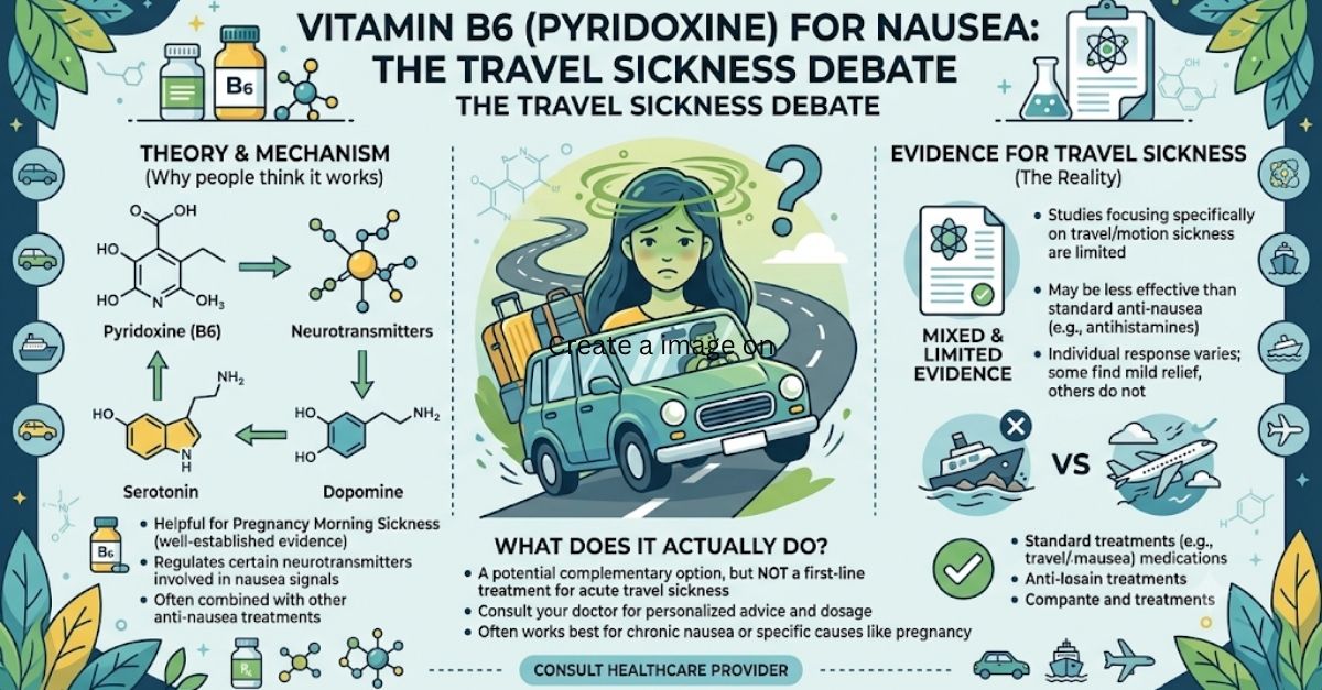 Vitamin B6 (Pyridoxine) for Nausea: Does It Actually Work for Travel Sickness?